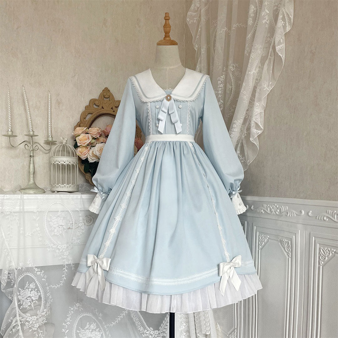 Kawaii Lolita Lace Bow Dress SE23753