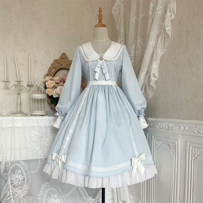 Kawaii Lolita Lace Bow Dress SE23753