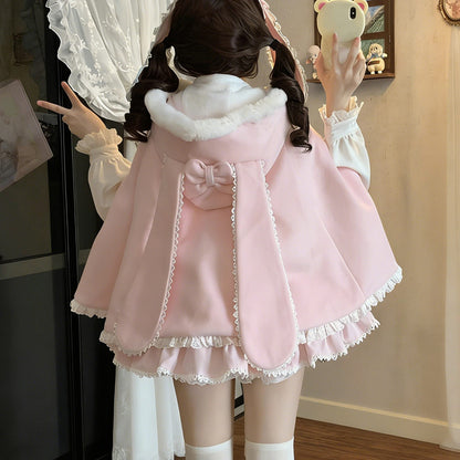 Kawaii Rabbit Cape Hooded SE23823