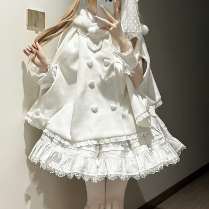 Kawaii Rabbit Cape Hooded SE23823