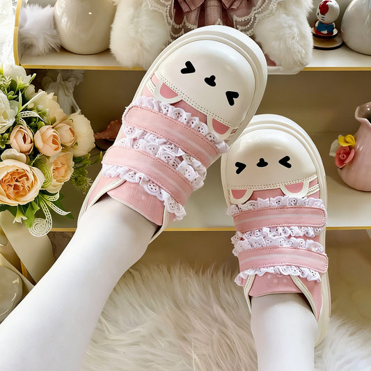 Kawaii Rabbit Ears Canvas Shoes SE23912