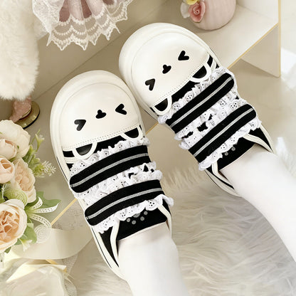 Kawaii Rabbit Ears Canvas Shoes SE23912
