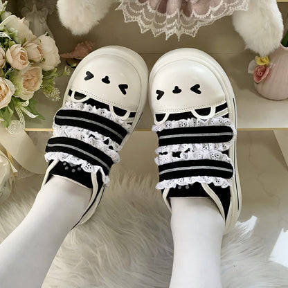 Kawaii Rabbit Ears Canvas Shoes SE23912
