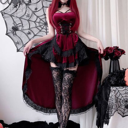 Lace Black Cosplay Dress SE23225