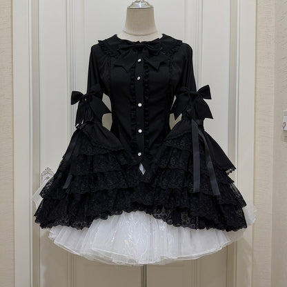 Lace Bow Blouse SE23915