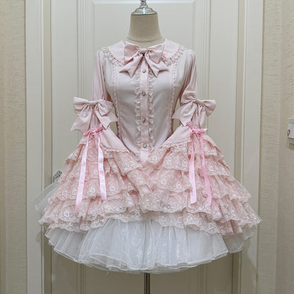 Lace Bow Blouse SE23915
