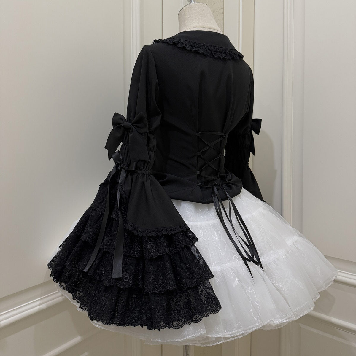 Lace Bow Blouse SE23915
