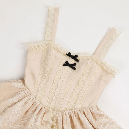 Lace Bow Cake Dress SE23147