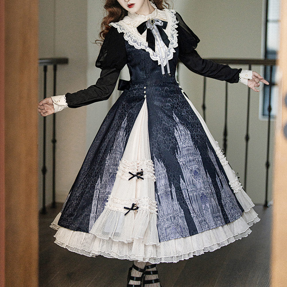 Lace Bow Castle Dress SE23736