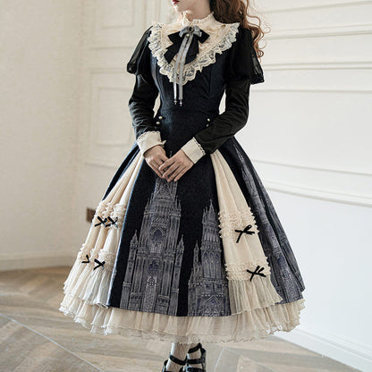 Lace Bow Castle Dress SE23736