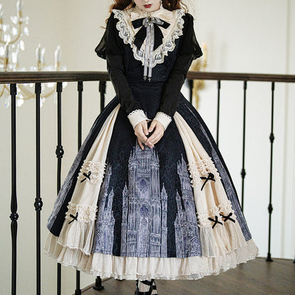 Lace Bow Castle Dress SE23736