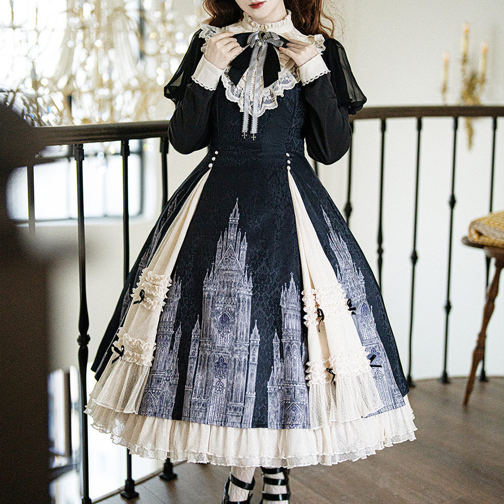 Lace Bow Castle Dress SE23736