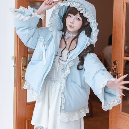 Lace Bow Down Jacket SE23853