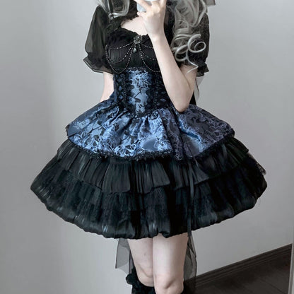 Lace Bow Floral Dress SE23266