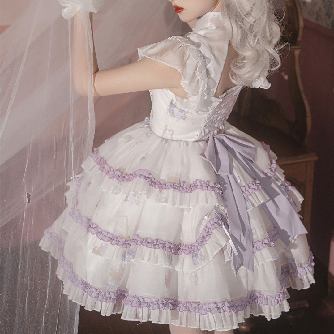 Lace Bow Lolita Dress SE22717