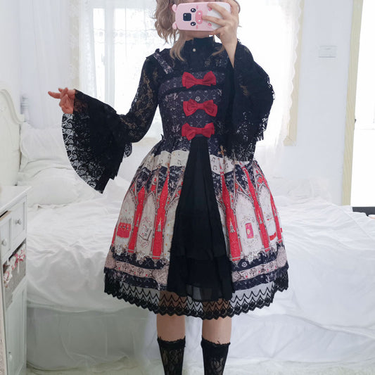 Lace Bow Lolita Dress SE22933