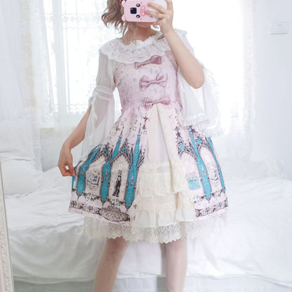 Lace Bow Lolita Dress SE22933