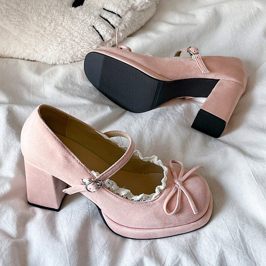 Lace Bow Shoes SE23938