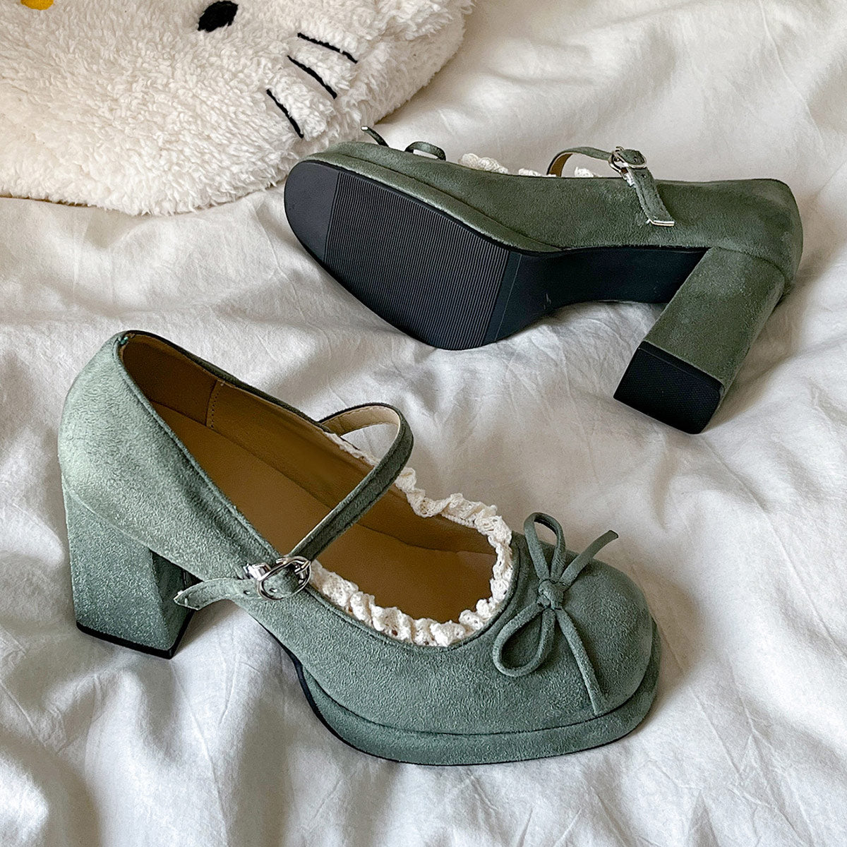 Lace Bow Shoes SE23938