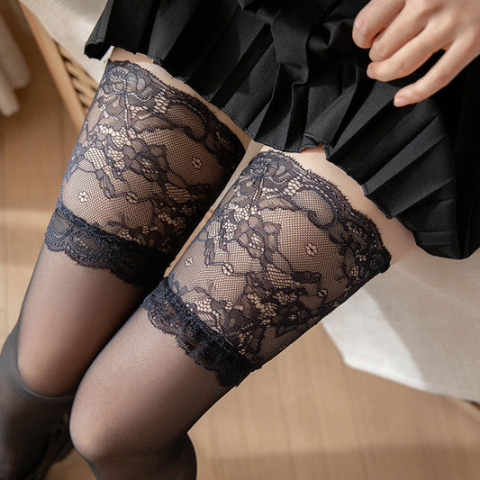Lace Floral Stockings SE23273