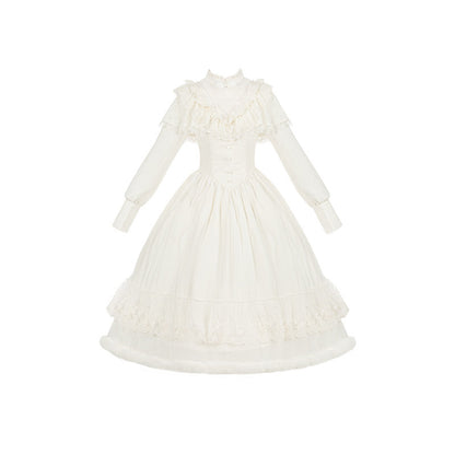 Lace Flower Embroidered Fish Tail Dress SE23878