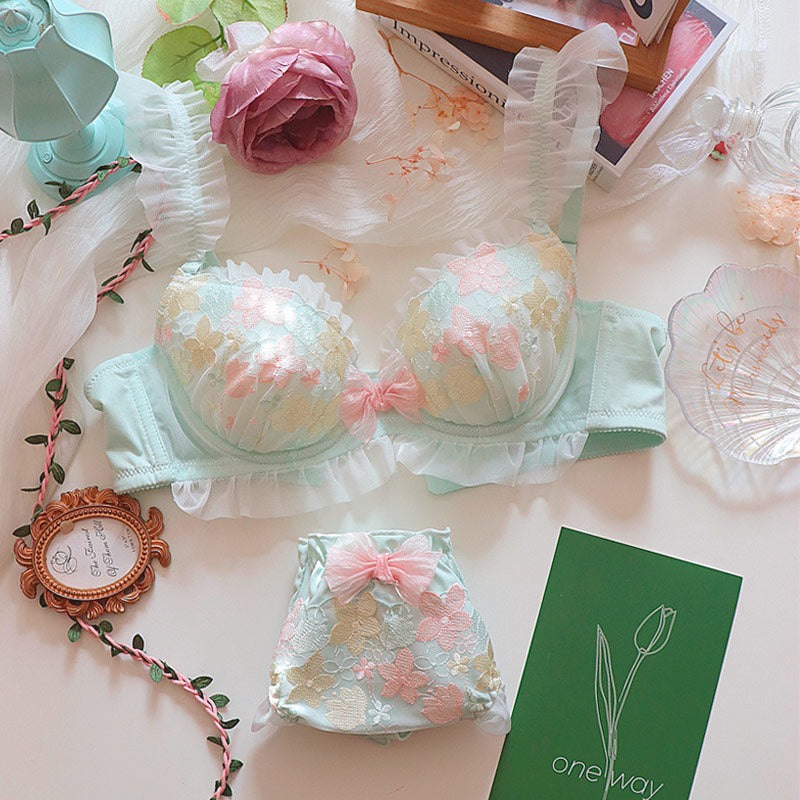 Lace Flower Underwear Set SE23616