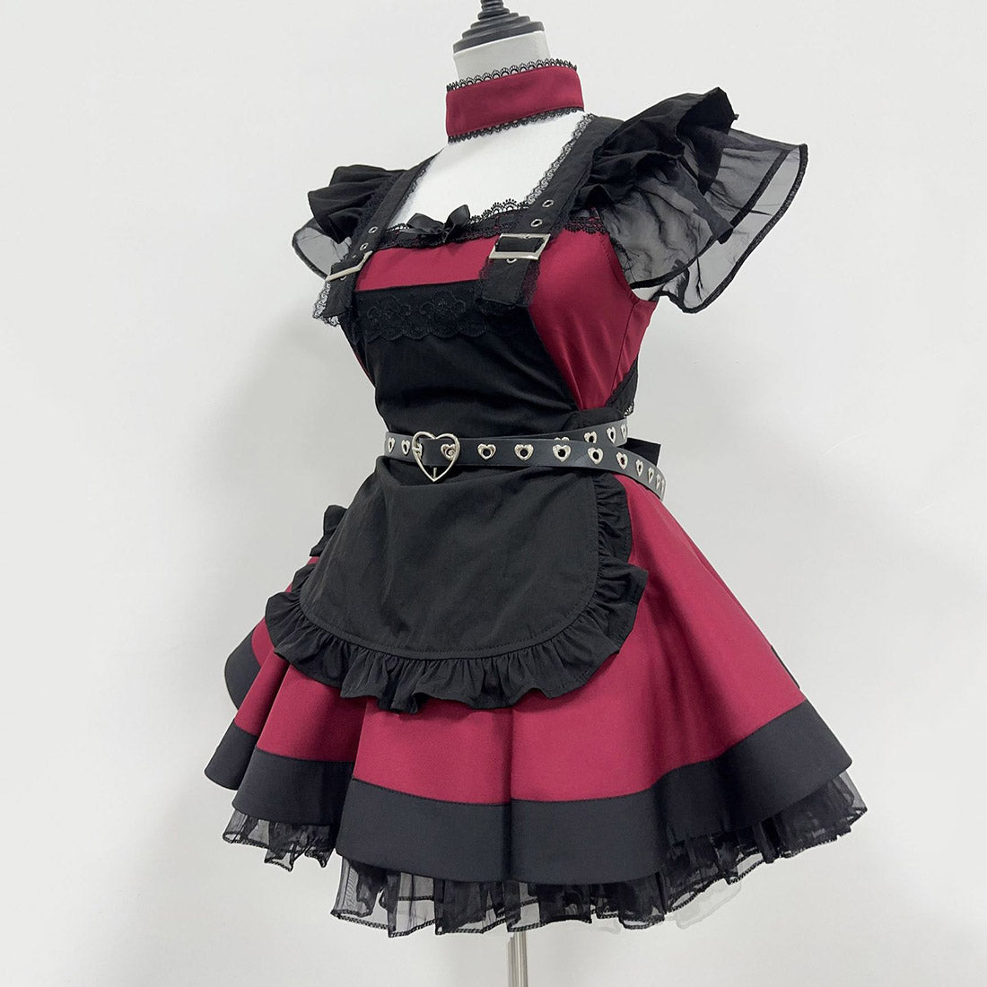 Lolita Bow Black Maid Dress SE23786