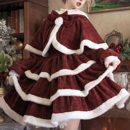 Lolita Bow Cape Dress Set SE23790