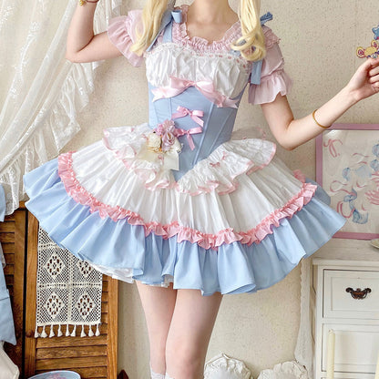 Lolita Bow Flower Dress SE23333