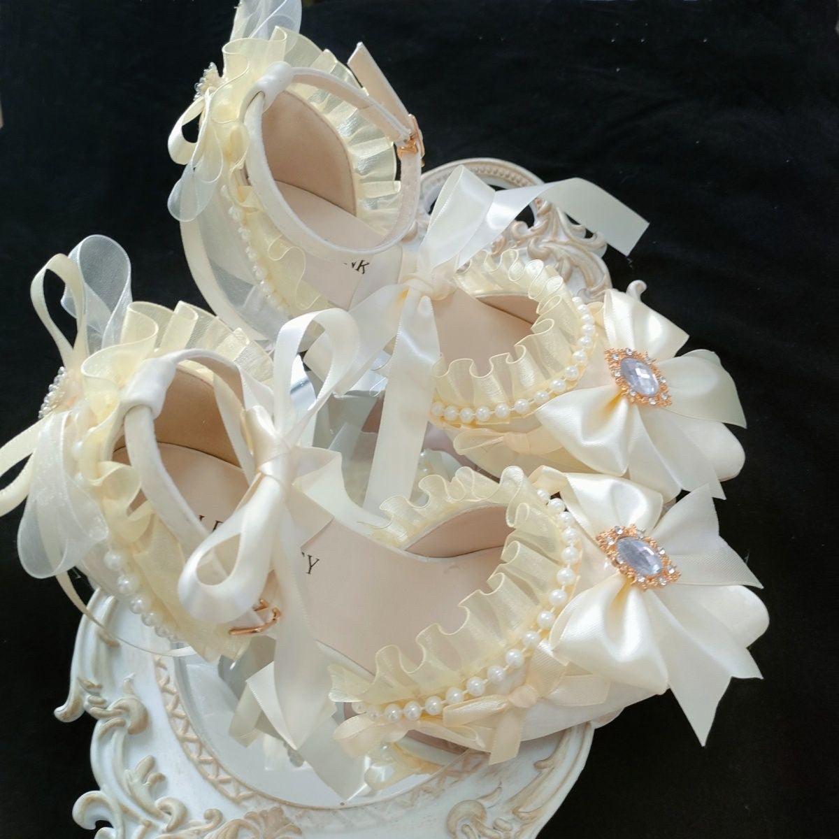Lolita Bow Heel Shoes SE23930