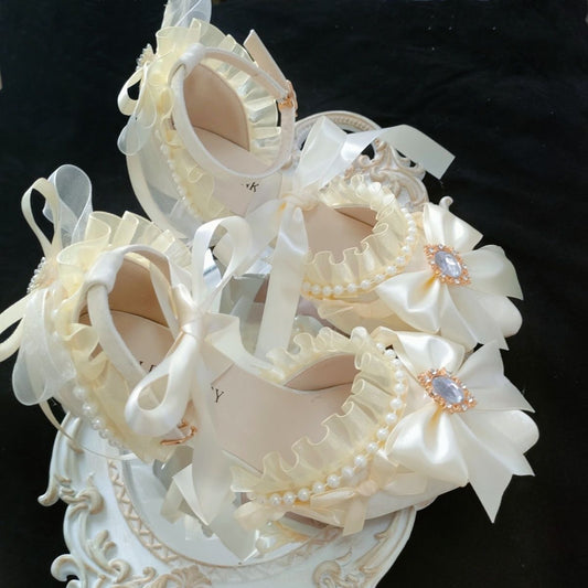 Lolita Bow Heel Shoes SE23930