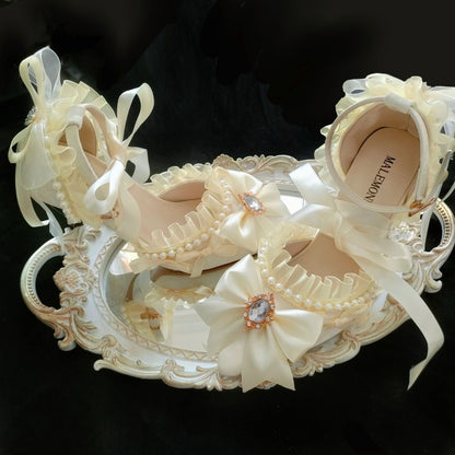 Lolita Bow Heel Shoes SE23930