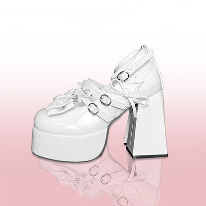 Lolita Bow Heels Shoes SE23149