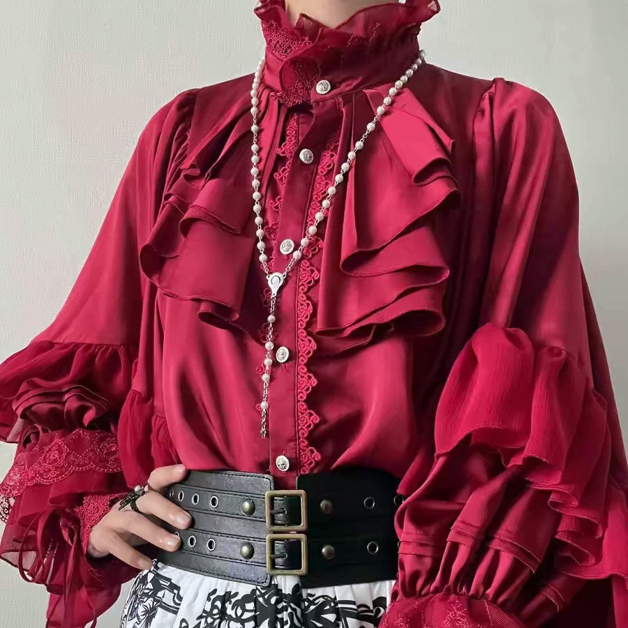 Lolita Bow Long Sleeve Shirt SE23576