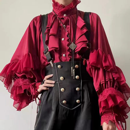 Lolita Bow Long Sleeve Shirt SE23576