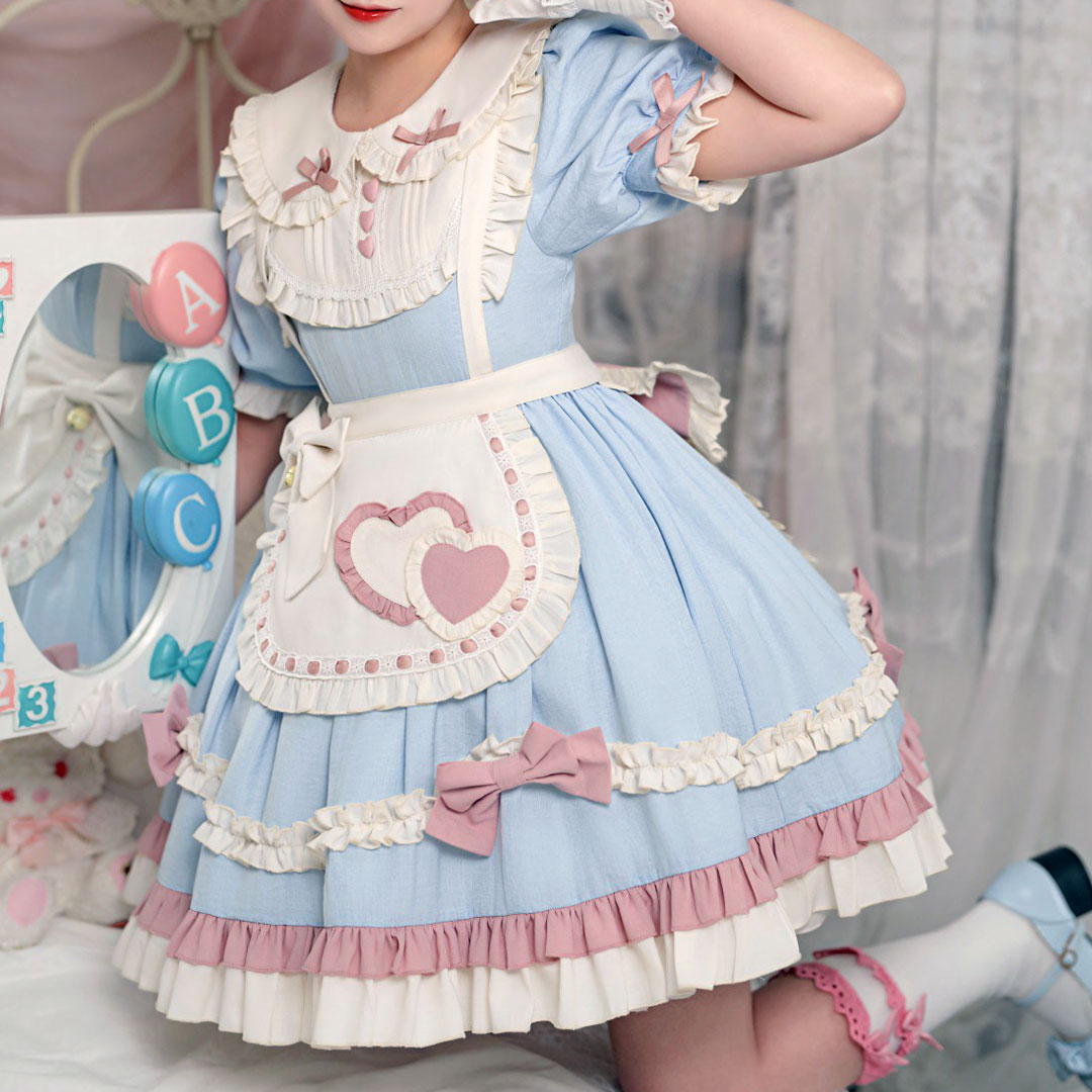 Lolita Bow Maid Dress SE23111