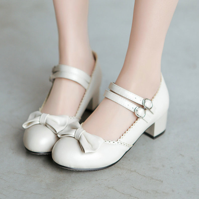 Lolita Bow Student Shoes SE22928