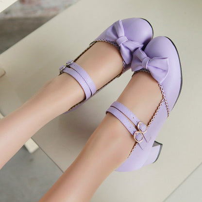 Lolita Bow Student Shoes SE22928