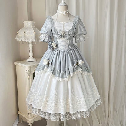 Lolita Flower Lace Dress SE22740