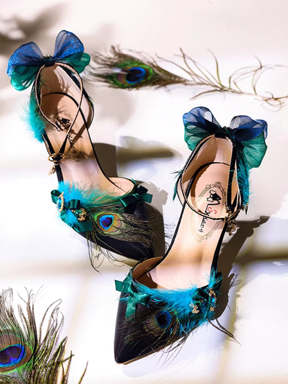 Lolita Peacock Heels Shoes SE23951