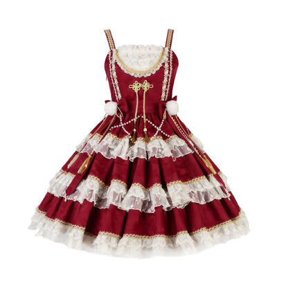 Lolita Red Dress Set SE23282
