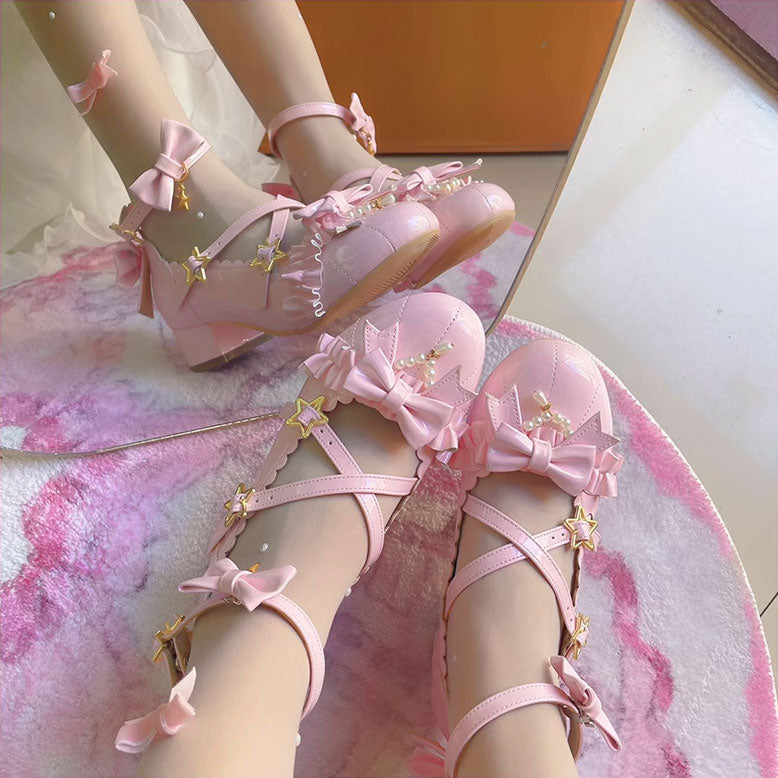 Lolita Star Bow Shoes SE22871