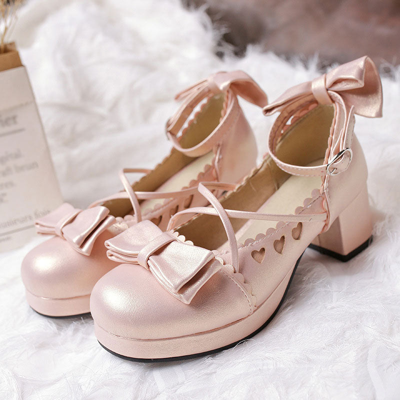 Love Bow Heels Shoes SE22932