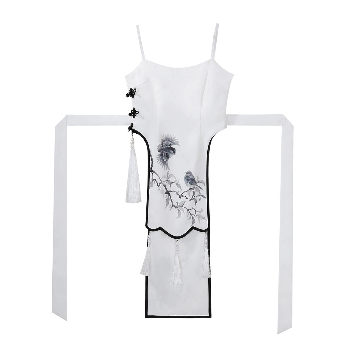 Magpie Flowing Tassel Hanfu Dress Set SE23879