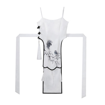 Magpie Flowing Tassel Hanfu Dress Set SE23879
