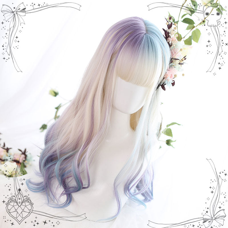 Purple Gradient Wigs SE23293