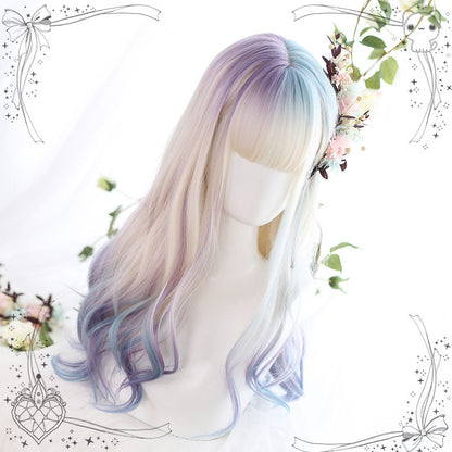 Purple Gradient Wigs SE23293