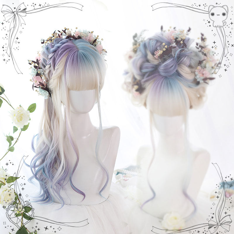 Purple Gradient Wigs SE23293