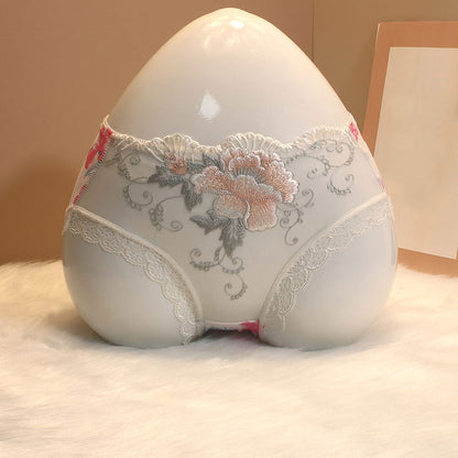 Lace Flower Embroidered Panties SE23619