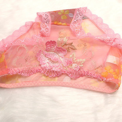 Lace Flower Embroidered Panties SE23619